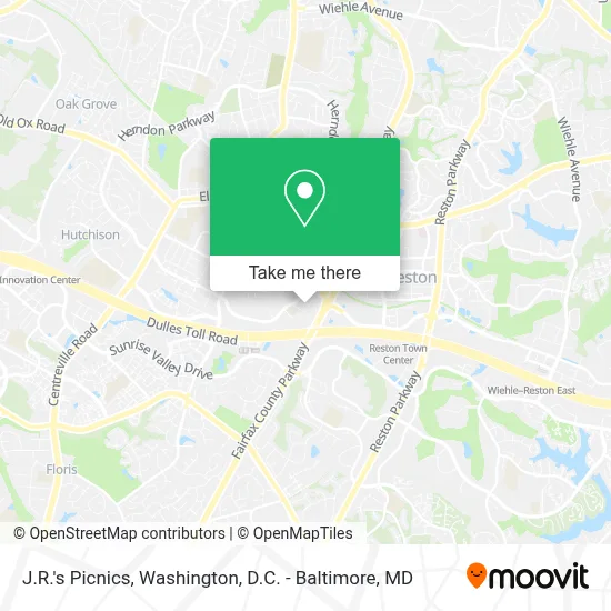 J.R.'s Picnics map