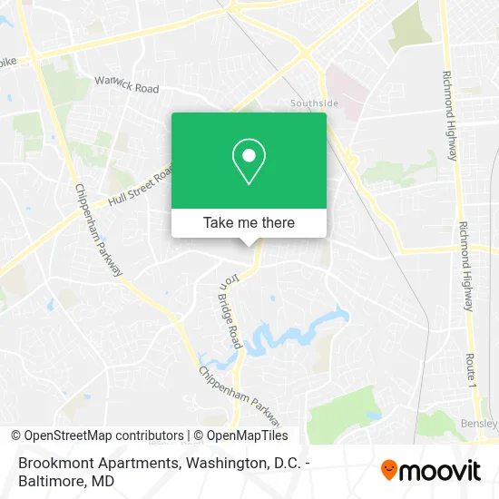 Brookmont Apartments map