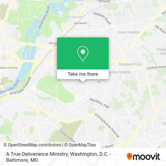 A True Deliverance Ministry map