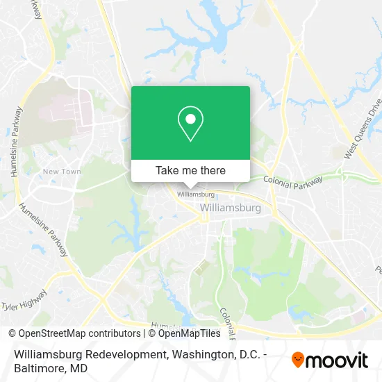 Williamsburg Redevelopment map