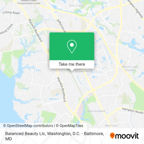 Balanced Beauty Llc map