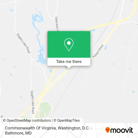 Commonwealth Of Virginia map