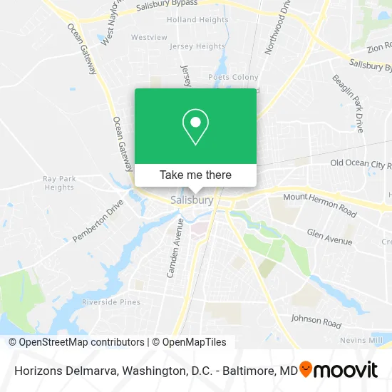 Horizons Delmarva map