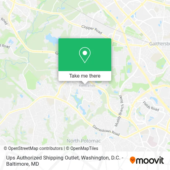 Ups Authorized Shipping Outlet map