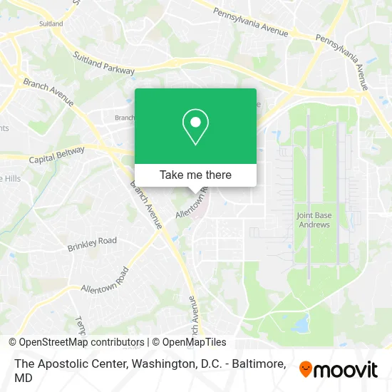 The Apostolic Center map
