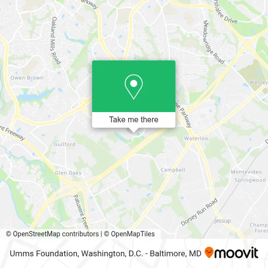 Umms Foundation map