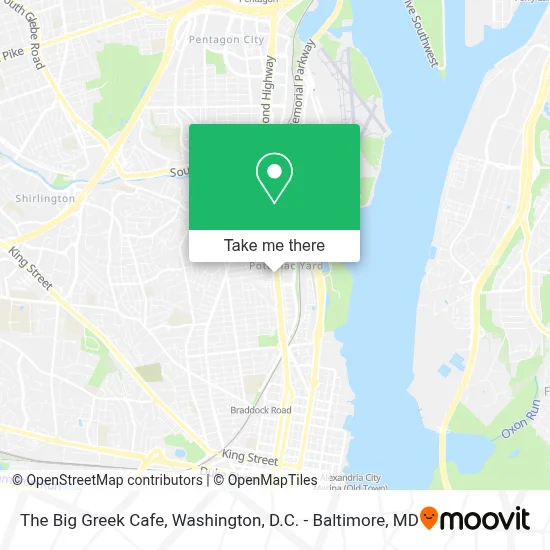 The Big Greek Cafe map