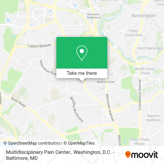 Multidisciplinary Pain Center. map