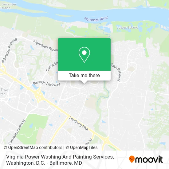 Virginia Power Washing And Painting Services map