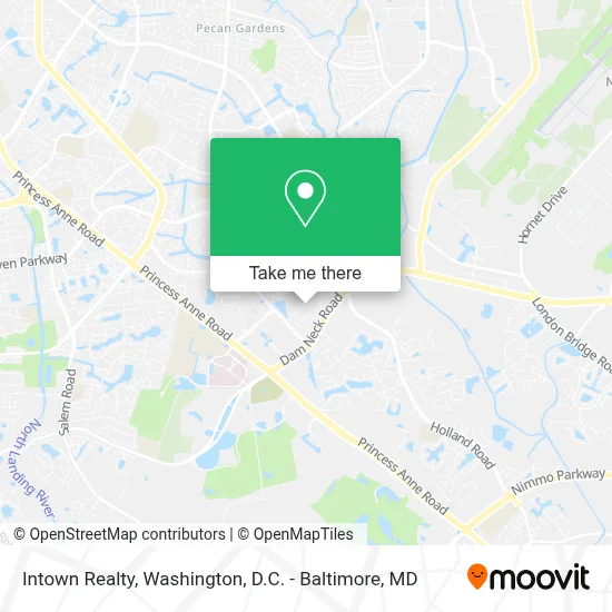 Intown Realty map