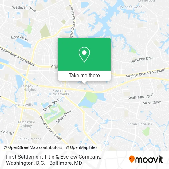 First Settlement Title & Escrow Company map