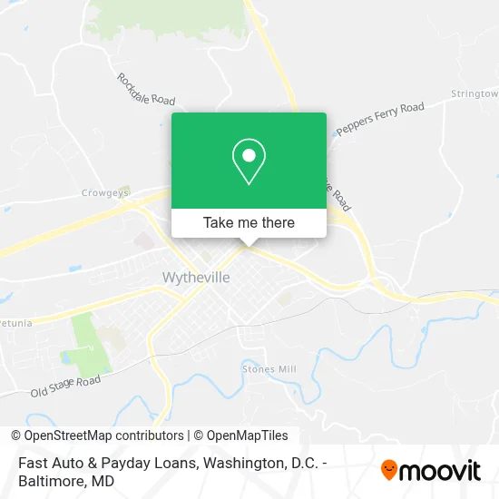 Fast Auto & Payday Loans map