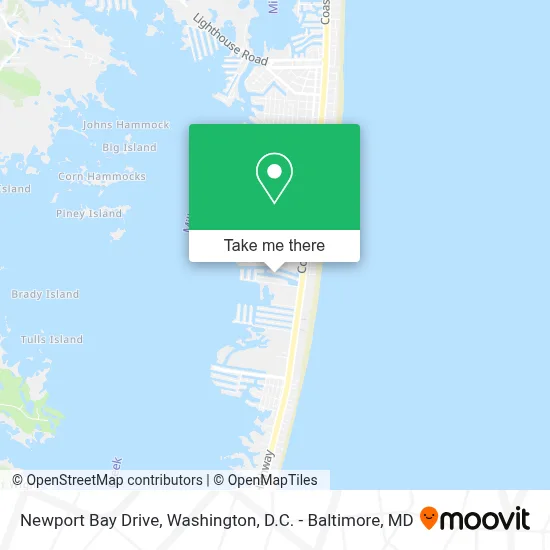 Newport Bay Drive map