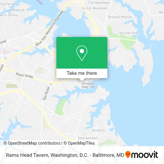 Rams Head Tavern map