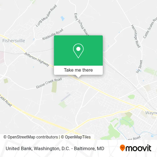 United Bank map