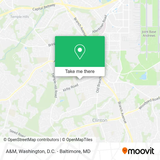 A&M map