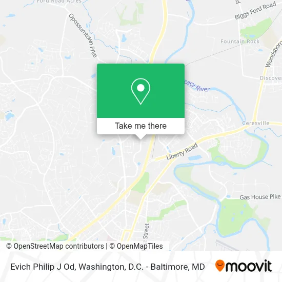 Evich Philip J Od map