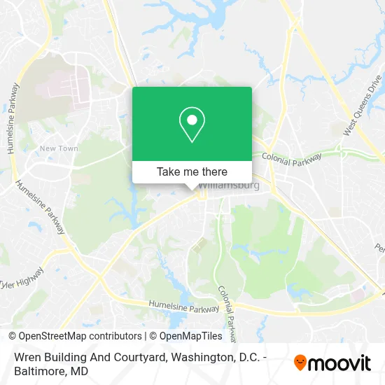 Wren Building And Courtyard map