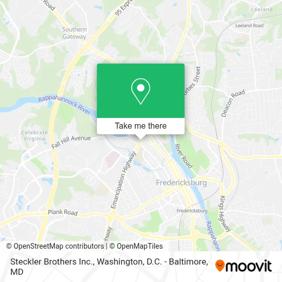 Steckler Brothers Inc. map
