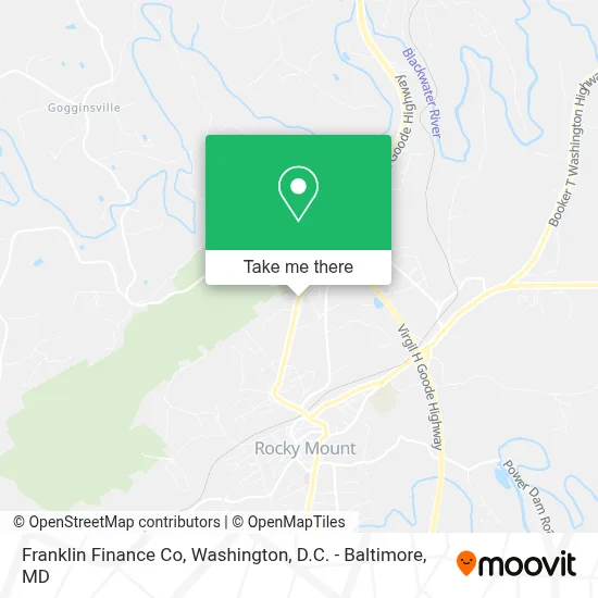 Franklin Finance Co map