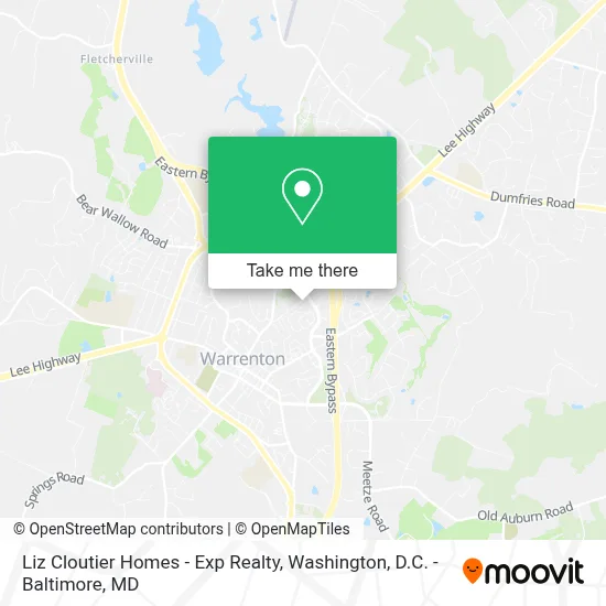 Liz Cloutier Homes - Exp Realty map