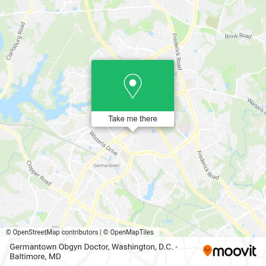Germantown Obgyn Doctor map
