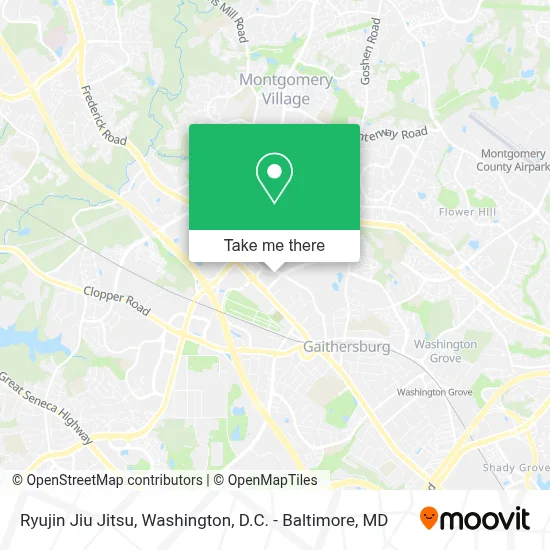 Ryujin Jiu Jitsu map
