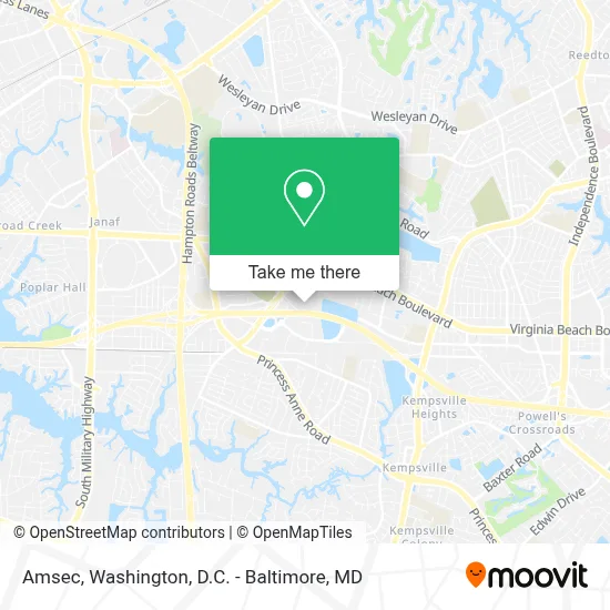Amsec map