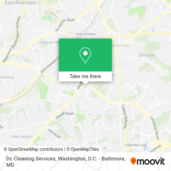 Dc Cleaning Services map