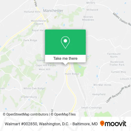 Walmart #002850 map