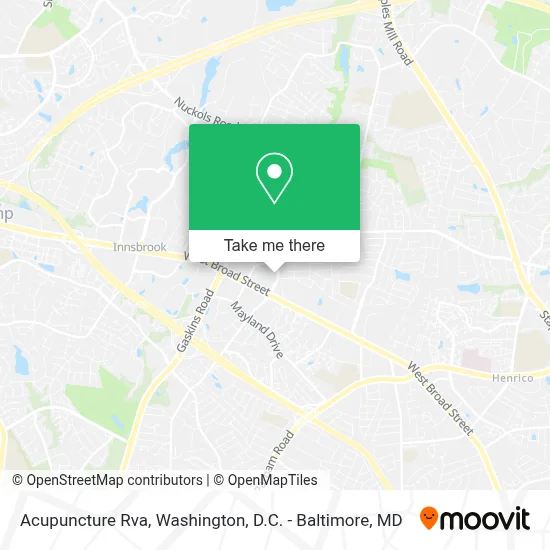 Acupuncture Rva map