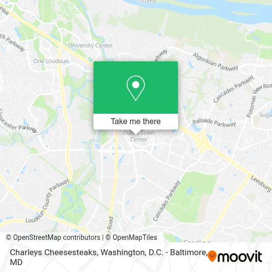 Charleys Cheesesteaks map