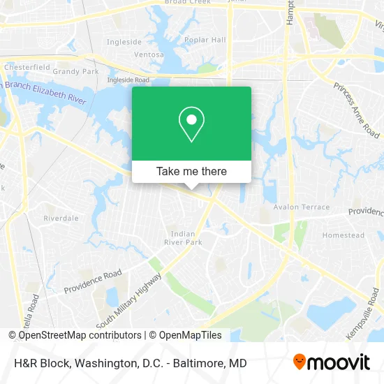 H&R Block map