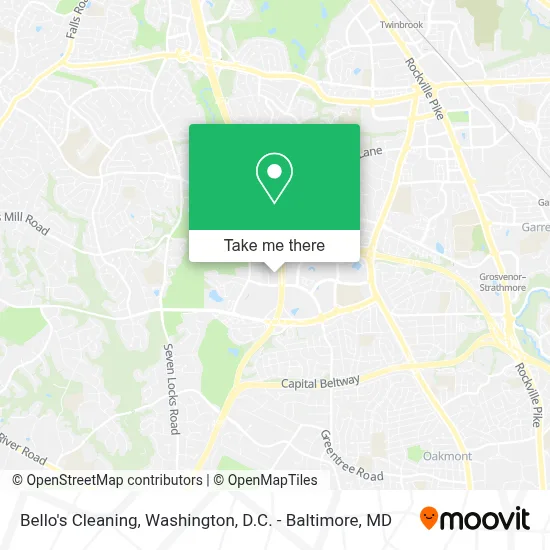 Bello's Cleaning map