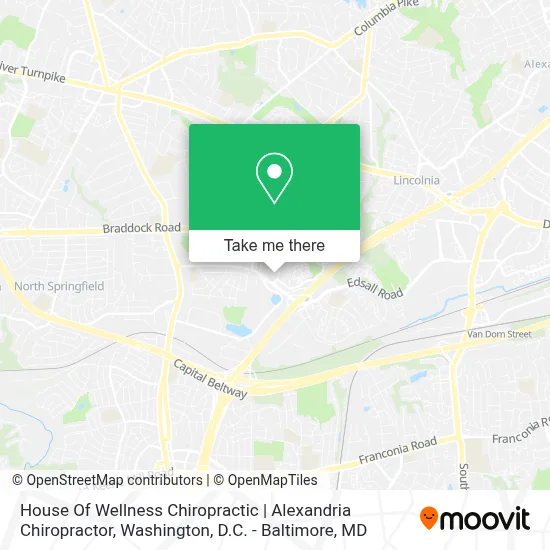 House Of Wellness Chiropractic | Alexandria Chiropractor map