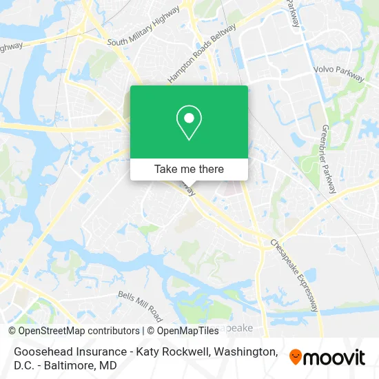 Goosehead Insurance - Katy Rockwell map