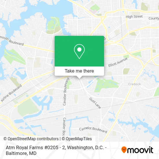 Atm Royal Farms #0205 - 2 map