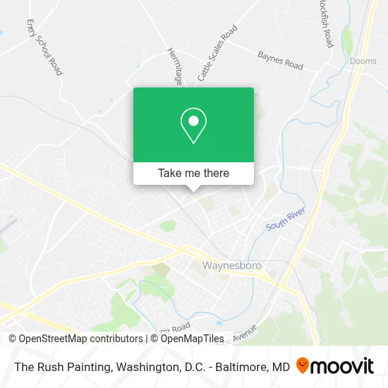 The Rush Painting map