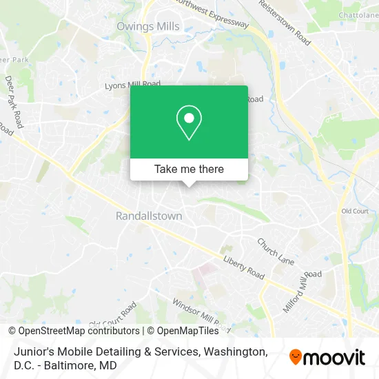 Junior's Mobile Detailing & Services map