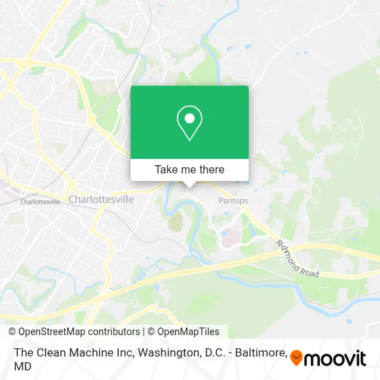 The Clean Machine Inc map