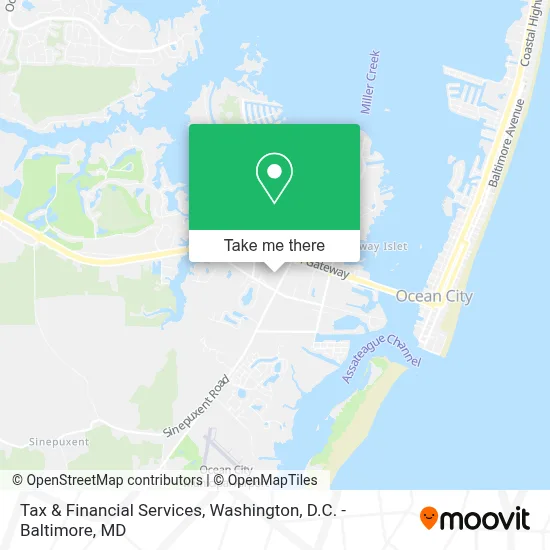 Tax & Financial Services map