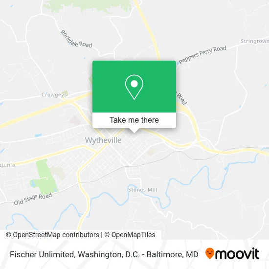 Fischer Unlimited map