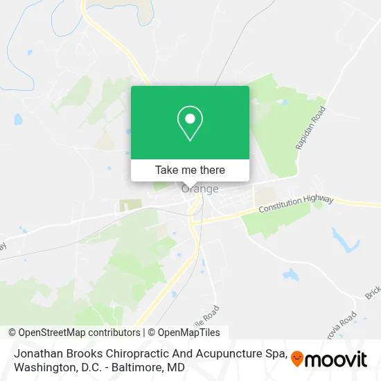 Jonathan Brooks Chiropractic And Acupuncture Spa map