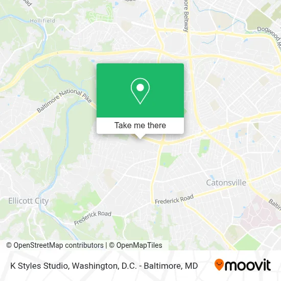 K Styles Studio map