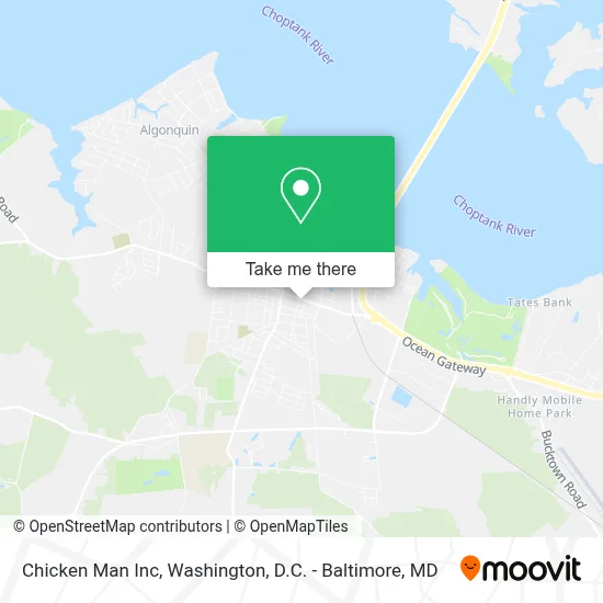 Chicken Man Inc map