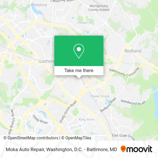 Moka Auto Repair map