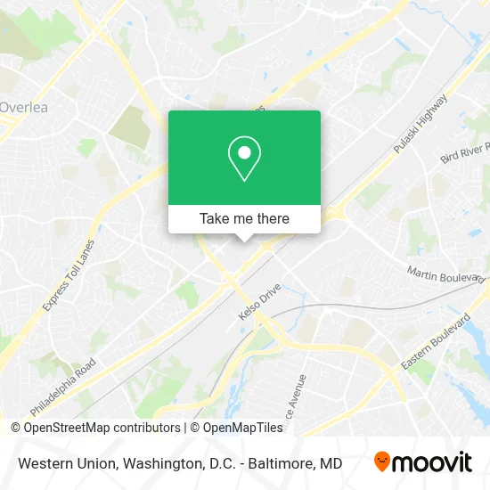 Western Union map