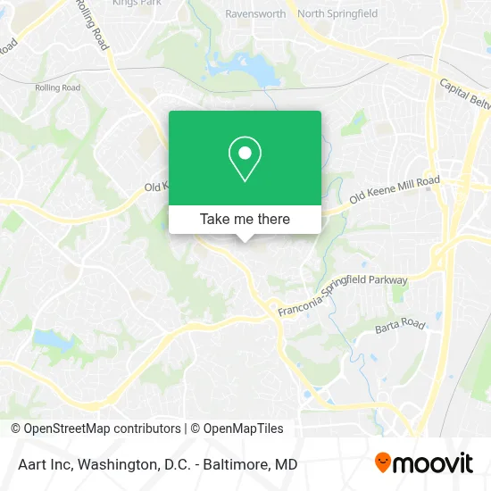 Aart Inc map