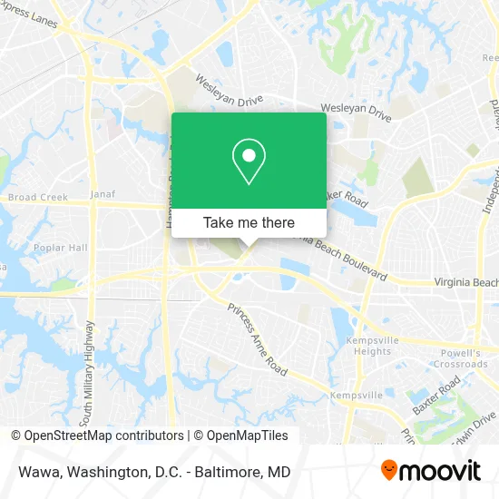 Wawa map
