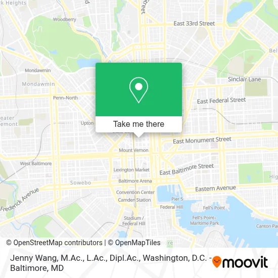 Jenny Wang, M.Ac., L.Ac., Dipl.Ac. map